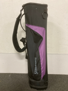GOLF BAG WITH GOLF BALLS AND TEES