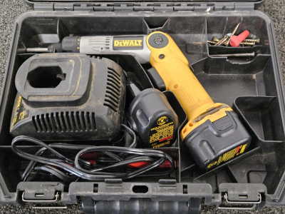 DEWALT CORDLESS SCREWDRIVER W/ CASE (NOT TESTED)