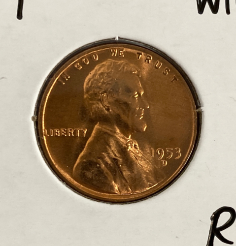 1953-D GEM Wheat Penny