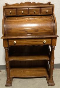 VINTAGE ROLL TOP DESK