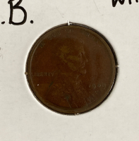 1909 V.D.B. Wheat Antique Penny