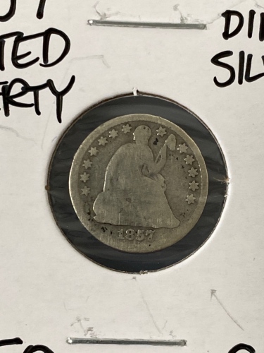 1857 Seated Liberty Silver Half Dime