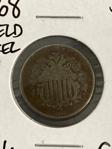 1868 G4 Antique Shield Nickel