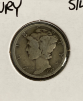 1917-S Mercury Silver Antique Dime