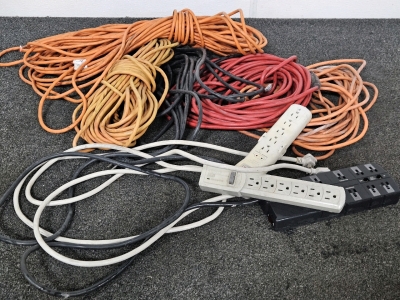 EXTENSION CORDS, POWER STRIPS