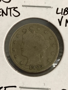 1903 w/ Cents Liberty V Nickel