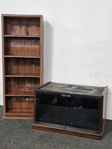 17&times;45 BOOKCASE, 27&times;18&times;13 TV STAND