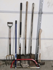 SHOVELS, AX, SAW, MORE