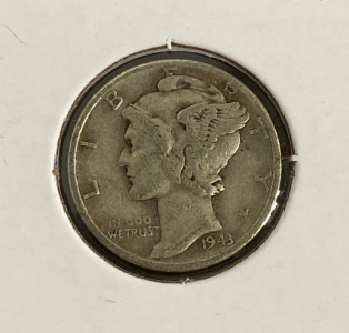 1943-D Mercury Silver Dime