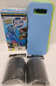 (5) Garden Knee Boards (1) Aqua Globes 2-Pk (2) Foam Knee Pad Sets