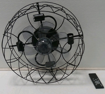 (2) Black Caged Ceiling Fan