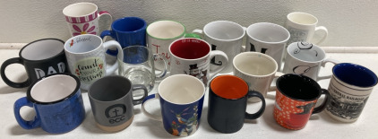 (18) Assorted Coffee Mugs