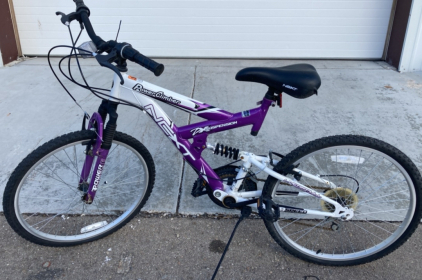 24” Next PowerClimber Bicycle (White/Purple)