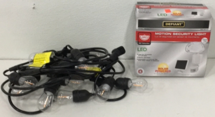 String of Lights & Security Light