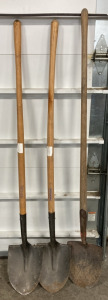 (3) Yard Shovels - SP9