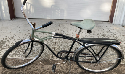 26” Vintage Unbranded Bicycle (Green/Black)