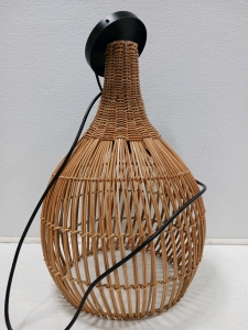 Token Rattan Pendant Light