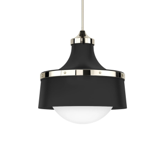 Park Harbor Belmar 18&rsquo;&rsquo; Wide Single Light Foyer Pendant With Industrial Stule Shade