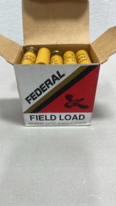 (1) Box 25 20ga 1oz 7-1/2&rdquo; Shot 2-3/4&rdquo; Field Load Shotgun Shells, (1) Box PPU Ammunition 7mm Mauser Centerfire Rifle Cartridges
