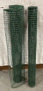 GREEN PLASTIC FENCING