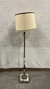 STONE/ METAL STANDING LAMP 5ft