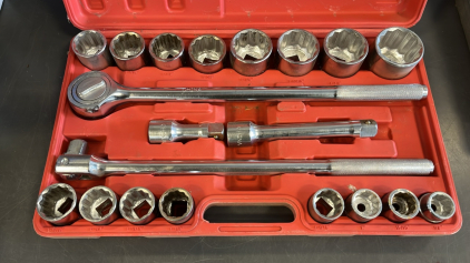 21 PIECE SOCKET WRENCH SET 3/4&rdquo; DRIVE 7/8&rdquo;-2&rdquo;
