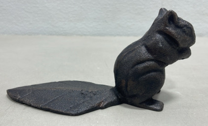 Cast Iron Squirrel Door Stop