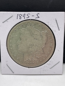 1895-S Morgan Silver Dollar