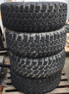 (4) Dunlop Radial Mud Rover Tires