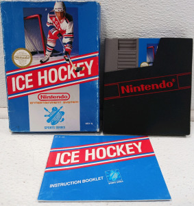 1985 Nintendo Entertainment System Ice Hockey Game Complete Set