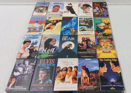 (20) VHS Movies Including Jumanji, The Nutty Professor, Sister Act 2 & More