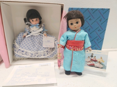 (1) Madame Alexander "BETH" Little Women Collection doll! IN BOX (1) Vintage MADAME ALEXANDER 8 inch doll Japan from the Miniature Showcase International Dolls Collection "Little Women"