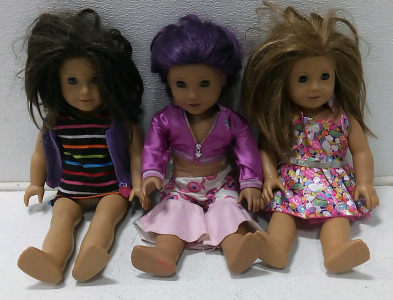 (3) American Girl Dolls