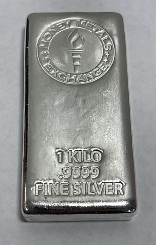 1 Kilo Honey Metals Exchange .9999 Fine Silver Bar