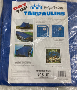 (5) Asorted Tarps