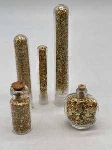 (5) Jars Of Gold Flake