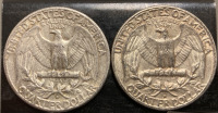 (2) 1958 90% SILVER QUARTERS— VERIFIED AUTHENTIC - 2