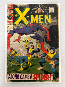 VINTAGE MARVELS X-MEN “ALONG CAME A SPIDER” COMIC