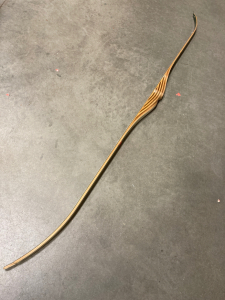 GORDEN PLASTICS INC PAGE RECURVE BOW, PLASTIC FRAME WOODEN FRONT, NO STRING