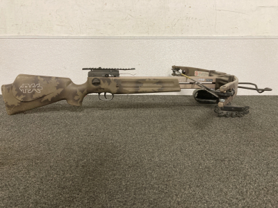 PSE XB-270 PRO CROSSBOW, SIGHT RAIL ATTACHMENT AND ARROW HOLDER