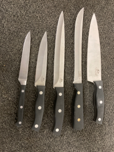 CHICAGO CUTLERY 5 PIECE KITCHEN KNIFE SET