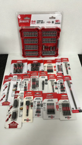 DIABLO 54 PIECE DRIVER SET, MAGNETIC NUT DRIVER SET, SLOTTED BITS, SOCKET ADAPTER, AND MORE