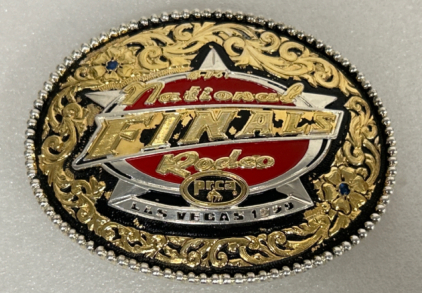 41ST NATIONAL FINALS RODEO PRCA LAS VEGAS 1999 BELT BUCKLE