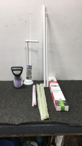 Bathroom Fixtures Including Towel Rack, Towel Hook And Toilet Paper Holder