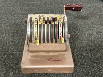 VINTAGE PAYMASTER SYSTEM CHECK WRITING MACHINE SERIES S-550