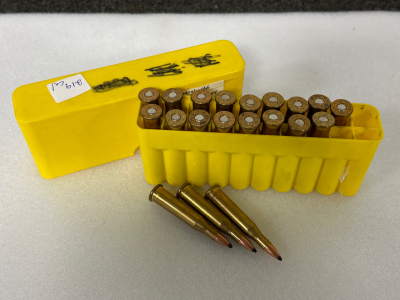 (20) RNDS OF 219 CAL ZIPPER RELOADS