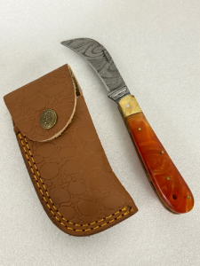 DAMASCUS KNIFE WITH SHEATH