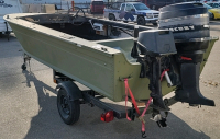 ALUMINUM BOAT AND TRAILER - 4