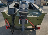 ALUMINUM BOAT AND TRAILER - 5