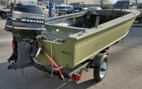 ALUMINUM BOAT AND TRAILER - 6